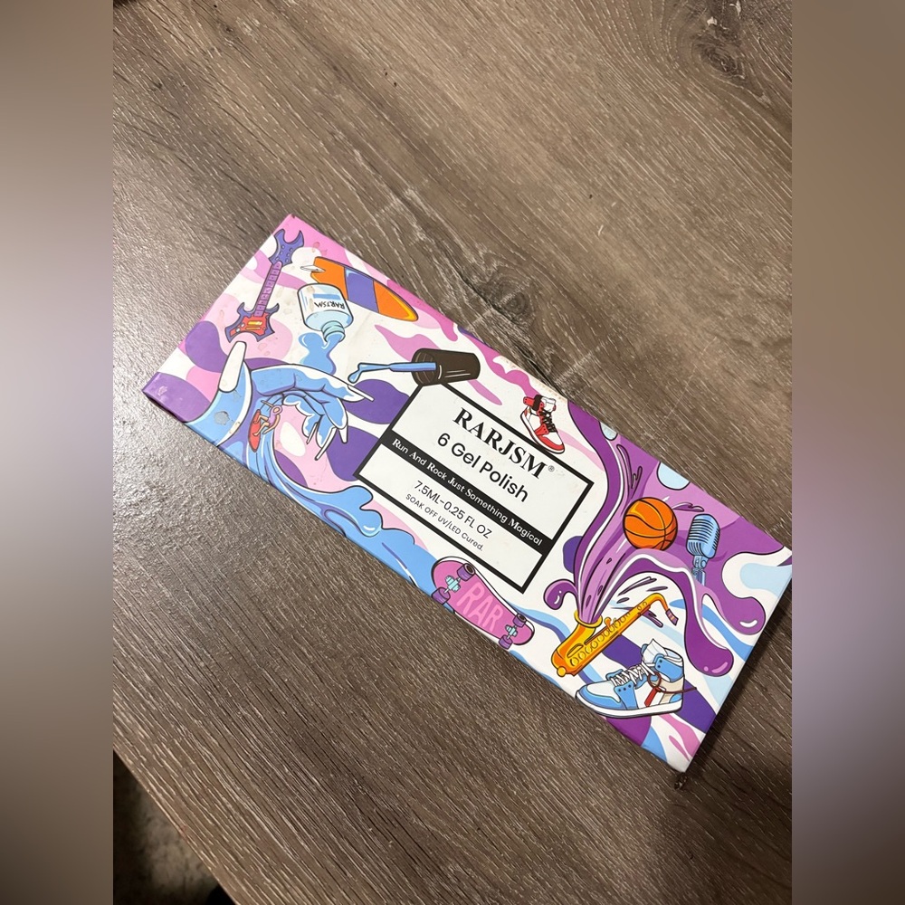 RARJSM 6 Gel Polish Kit in Purple & Pink Opalescents